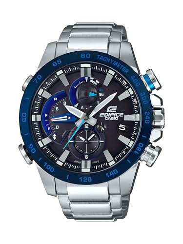 Casio Men's EQB-800DB-1ACF Edifice Connected Analog Display Quartz Silver Watch