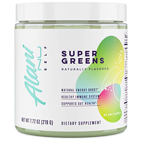 Alani Nu Super Greens Powder Wild Berry | Green Juice Supplement | Spirulina + Wheat Grass Powder | Naturally Flavored | Smoothie Juice Mix | Gluten Free | Vegan | 30 Servings