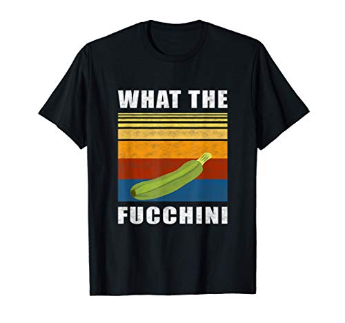 Chef What The Fucchini Zucchini Funny Cooking Retro Vintage T-Shirt