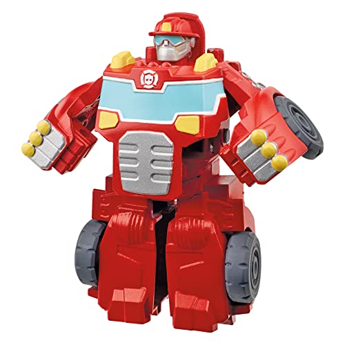 Transformers Playskool Heroes Rescue Bots Academy Team Heatwave The Fire-Bot Converting Toy, 4.5-Inch Action Figure, Ages 3 and Up