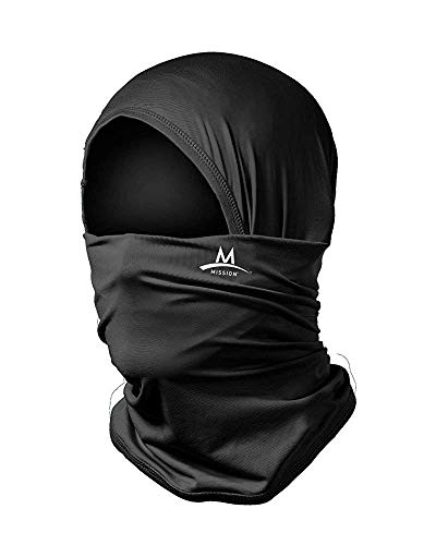 Mission Multi-Cool 12 in 1 Multifunctional Gaiter and Headwear Black