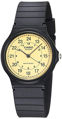 Casio Men's MQ24-9B Classic Analog Watch, Beige