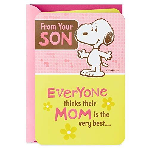 Hallmark Funny Mother's Day Card from Son (Snoopy)
