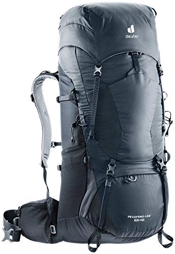 Deuter Unisex – Adult's Aircontact Lite 65+10 Trekking backpack, Graphite black, (75L) EU