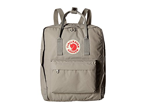 Fjällräven Kånken Unisex Travel Backpack - Side Slip Pocket - Adjustable Shoulder Straps - Dual Top Handles Fog One Size One Size