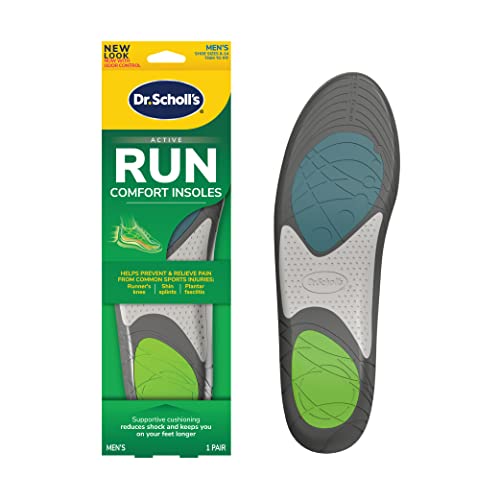 Dr. Scholl's Run Active Comfort Insoles,Men's, 1 Pair, Trim to Fit Inserts