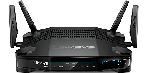 Linksys WRT Gaming WiFi Router Optimized for Xbox, Killer Prioritization Engine to Reduce Peak Ping and Latency, Dual Band, 4 Gigabit Ports, AC3200 (WRT32XB)