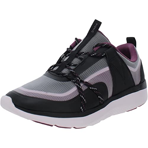 Vionic Women's Delmar Austyn Leisure Sneakers-Supportive Walking Shoes That Include Three-Zone Comfort with Orthotic Insole Arch Support, Sneakers for Women, Active Sneakers Black 8 Medium US