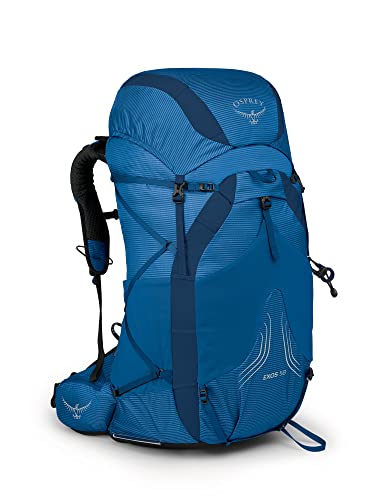 Osprey Exos 58L Men's Ultralight Backpacking Backpack, Blue Ribbon, L/XL