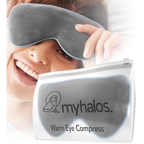 Microwave Activated Warm Eye Compress for Dry Eyes, Blepharitis & Stye Eye Treatment - Heated Eye Masks for Dry Eyes - Dry Eye Therapy Mask & Eye Compress Moist Heat Delivers Warm Compress for Eyes