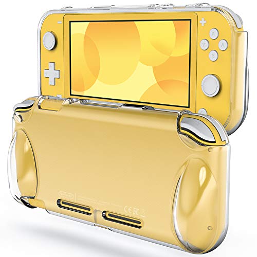 JETech Protective Case for Nintendo Switch Lite 2019, Grip Cover with Shock-Absorption and Anti-Scratch Design, HD Clear