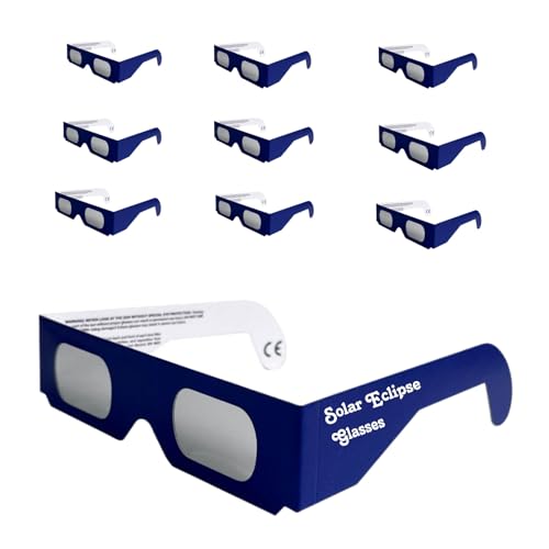 GottaHaveit Solar Eclipse Glasses 10 Pack | Safe for Viewing Sun | USA Film | AAS & ISO Approved