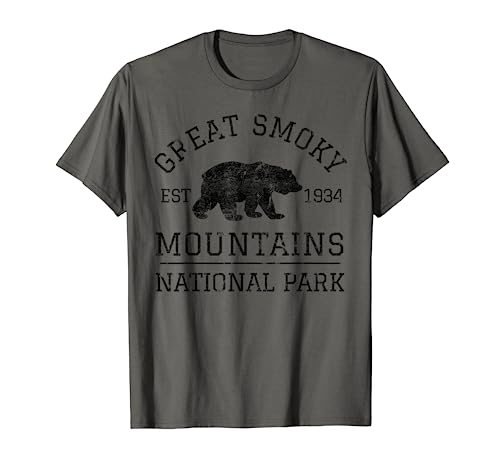 Great Smoky Mountains National Park Tennessee Bear Hiking T-Shirt