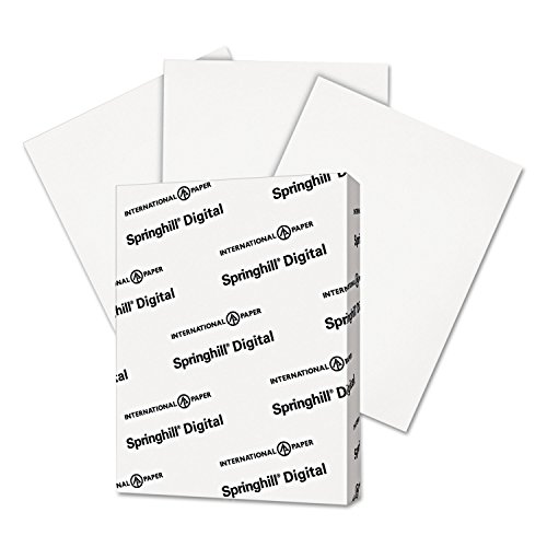 Springhill 015101 Digital Index White Card Stock 90 lb 8 1/2 x 11 250 Sheets/Pack (SGH015101)