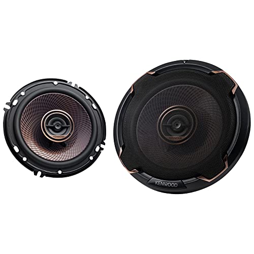 Kenwood KFC-651 Concert Series Car Speakers (Pair) - 6.5' 2-Way Speakers, 320W (100 RMS), 4-Ohm Impedance, Polypropylene Woofer & Balanced Dome Tweeter