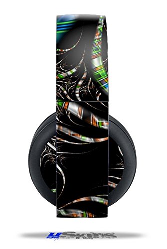 Vinyl Decal Skin Wrap compatible with Original Sony PlayStation 4 Gold Wireless Headphones Tartan (PS4 HEADPHONES NOT INCLUDED)