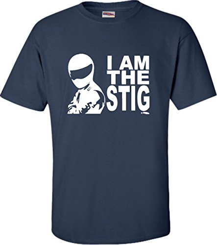 Go All Out X-Large Navy Blue Adult I Am The Stig T-Shirt