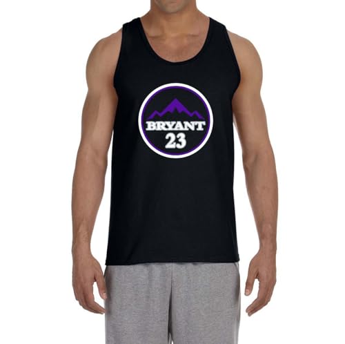 Past Time Shirts Black Bryant Logo Tank Top Adult Large