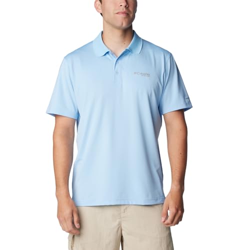 Columbia Men's Low Drag Offshore Polo, Sail, Large