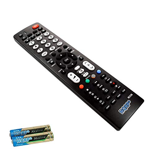 HQRP Remote Control Compatible with Hitachi 50VG825 50VS69 50VS69A 50VX915 55HDM71 55HDS52 LCD LED HD TV Smart 1080p 3D Ultra 4K Plasma