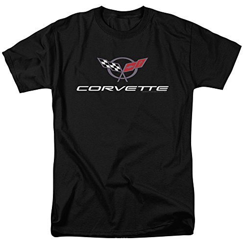 Chevy Corvette Chevrolet Vintage GM Car Logo T Shirt & Stickers (Medium)