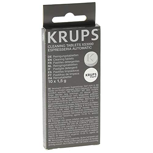 KRUPS XS3000 Cleaning Tablets for KRUPS Fully Automatic Machines For Fully Automatic Machines EA82 And EA9000