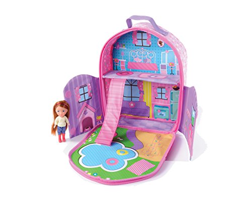 Neat-Oh!: Everyday Princess Dollhouse Backpack, Versatile Backpack Zips Open to Reveal a Vibrantly-Decorated, Two-Story Castle Theme Dollhouse, Inspires Imaginations, For Ages 3 and up
