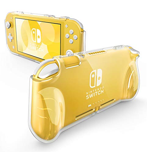 Mumba Case for Nintendo Switch Lite 2019, [Thunderbolt Series] Protective Clear Cover with TPU Grip (Clear)