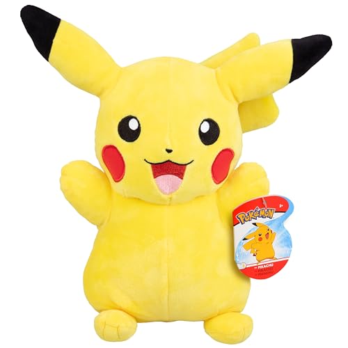 Pokémon 12' Large Pikachu Plush - Officially Licensed - Quality & Soft Stuffed Animal Toy - Generation One - Great Gift for Kids, Boys, Girls & Fans of Pokemon - 12 Inches