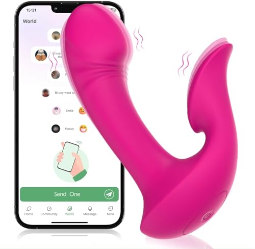 Women G-Spot Large Tongue Vibrator Toy for Woman-Clitoral with APP & Remote Control Waterproof for Adult Sex Toys Gifts Hand held Personal Massager