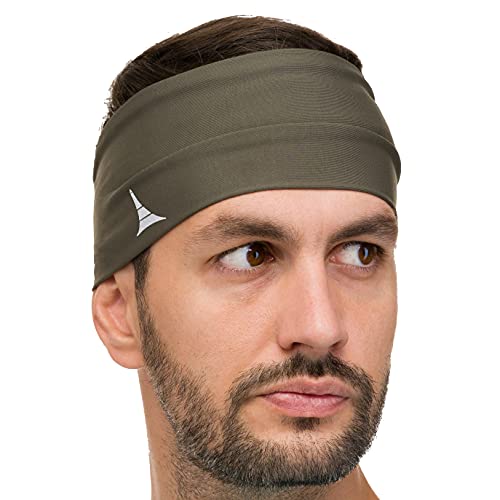 Mens Headband - Guys Sweatband & Sports Headband for Running, Crossfit, Working Out and Dominating Your Competition - Performance Stretch & Moisture Wicking