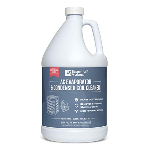 Coil Cleaner for AC Unit (Gallon) | AC Coil Cleaner That is Non Foam Formula for Condenser Coils - Heavy Duty Professional Grade & Compatible with Commercial & Residential Air Conditioning Units