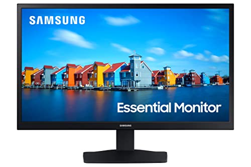 SAMSUNG S33A Series 22-Inch FHD 1080p Computer Monitor, HDMI, VA Panel, Wideview Screen, Eye Saver /Game Mode (LS22A338NHNXZA), Black