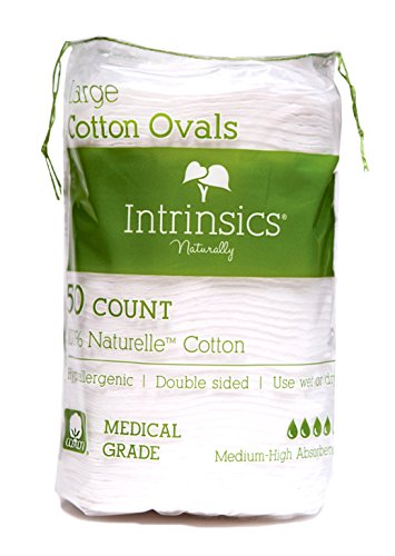 Intrinsics 407406 Large Oval Cotton Pads 3' - 50 Count