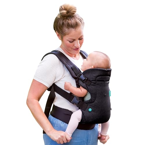 Infantino Flip 4-in-1 Carrier - Ergonomic for Newborns and Older Babies 8-32 lbs
