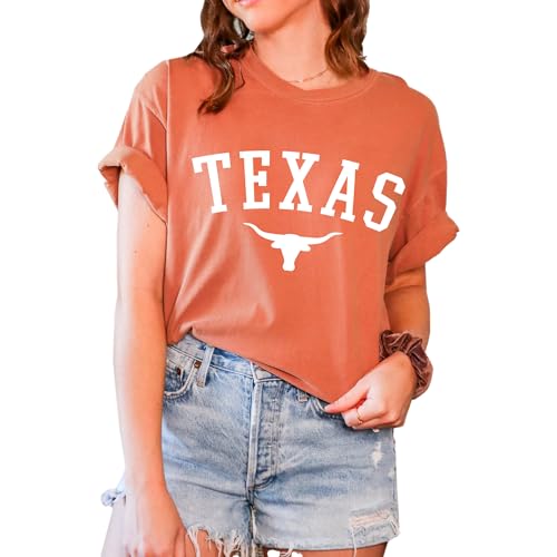 Tee Territory Texas Skull Yam T-Shirt:, Graphic Tee for Women, Men, Unisex, 100% Cotton, Medium