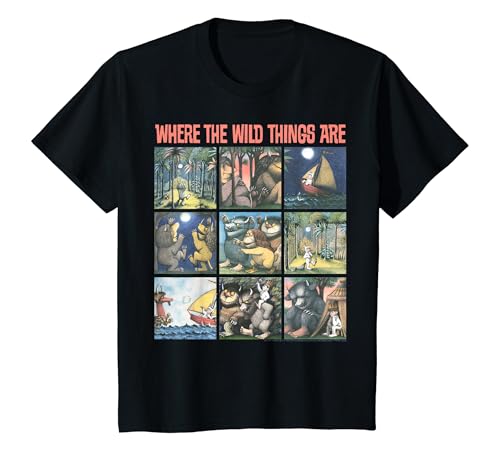 Kids Where The Wild Things Are Story Panels T-Shirt