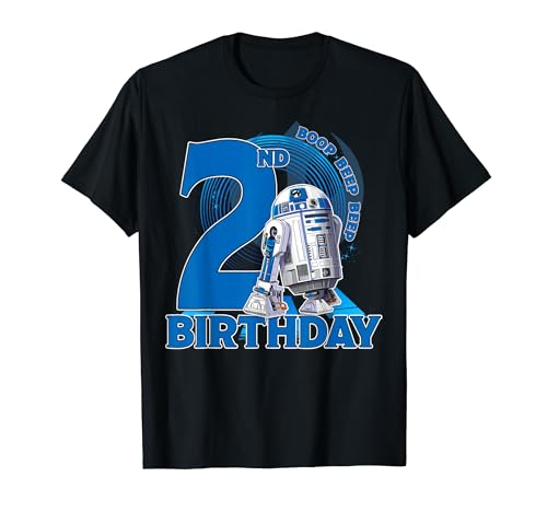 Star Wars R2-D2 Boop Beep Beep 2nd Birthday T-Shirt