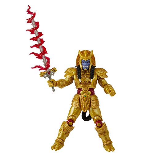 Power Rangers Lightning Collection Mighty Morphin Goldar 6-Inch Premium Collectible Action Figure Toy with Accessories