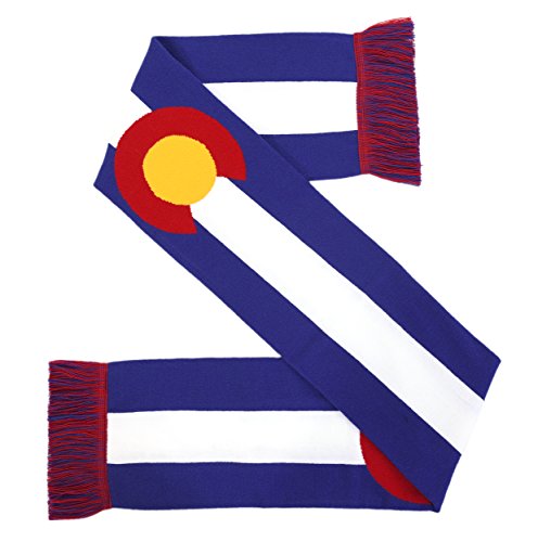 Colorado Flag High Definition HD Knit Scarf