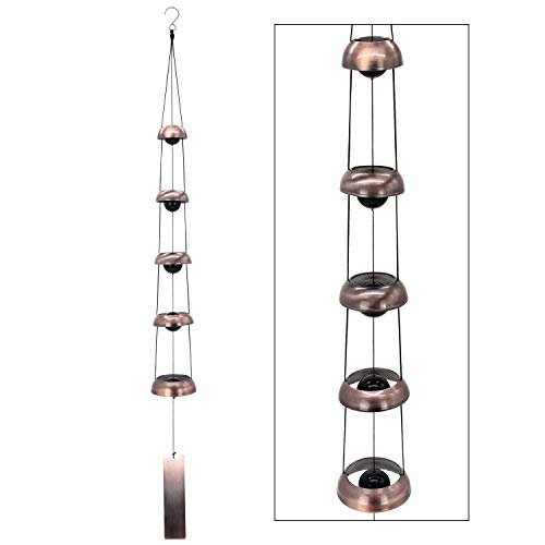 Copper Wind Chimes, Temple Wind Chime,Feng Shui Wind Chimes for Home Yard Outdoor Decoration