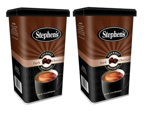 Stephens Gourmet Hot Cocoa, Dark Chocolate (Dark Chocolate, 1 Pound (Pack of 2))