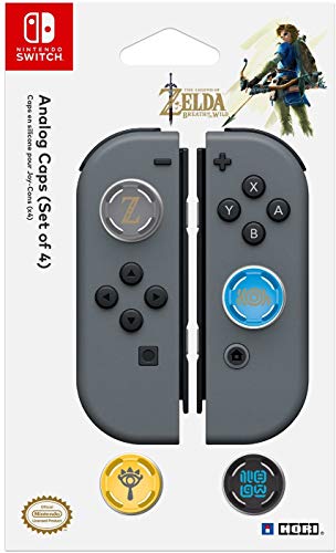 HORI Nintendo Switch Analog Caps (Legend of Zelda Edition) Set of Four Officially Licensed By Nintendo - Nintendo Switch