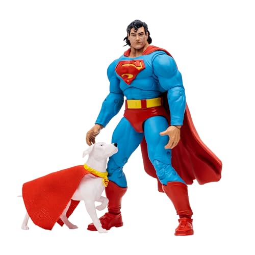 McFarlane Toys - DC Multiverse Superman & Krypto (Return of Superman) 7in Figure McFarlane Collector Edition #9