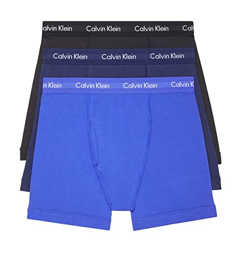 Calvin Klein Men's Cotton Stretch 3-Pack Boxer Brief, L