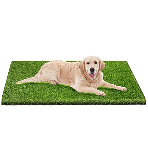 Artificial Grass, 51' x 26' Dog Pee Pads, Professional Dog Potty Training Rug, Large Dog Grass Mat with Drainage Holes, Pet Turf Indoor Outdoor Flooring Fake Grass Doormat - Easy to Clean (51x26 inch)