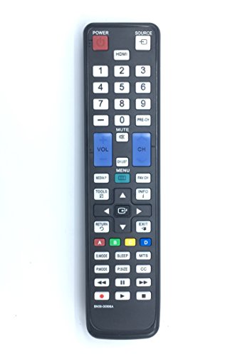 Replace BN59-00996A Remote Control for Samsung TVs LN32C530 PL50C530 PN50C530 PN42C450B1D LN40C540 LN40C540F2F PL50C530C1F LN46C530F1FXZA LN40C540F2F LN40C540F2FX LN37C530F1F
