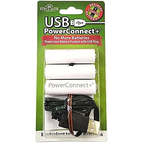 Kurt S. Adler 3-AA USB Power Connect and Converter