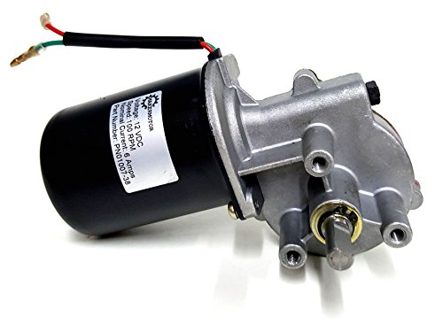 Makermotor 3/8' D Shaft 12V DC Reversible Electric Gear Motor 100 RPM