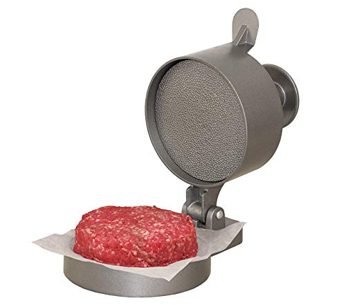 Weston Burger Press, Makes 4 1/2' Diameter Patties for Hamburger, Crab Cakes, Sausage, 1/4lb to 3/4lb, Spring Ejector for Easy Removal, Single, Non-stick Heavy-Duty Cast Aluminum